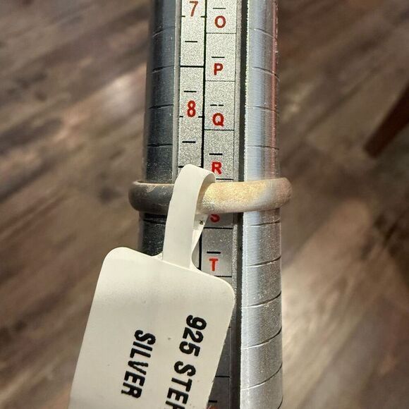 Southwest Rare Ammolite Sterling Silver Adjustable Ring Handmade New - Picture 5 of 6